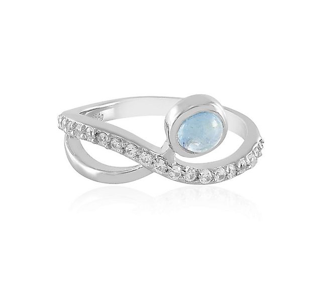 Cavill Silberring Cavill Ring aus Sterlingsilber mit 0,54 ct Aquamarin & Zi günstig online kaufen