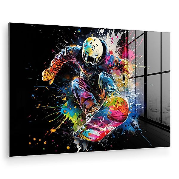 MuchoWow Acrylglasbild Graffiti - Sport - günstig online kaufen