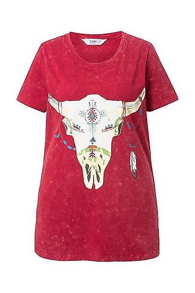Angel of Style T-Shirt T-Shirt Comfort Fit Kuhschädel-Druck günstig online kaufen