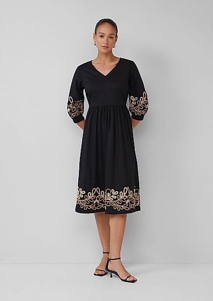 s.Oliver BLACK LABEL Minikleid Popeline-Kleid mit günstig online kaufen