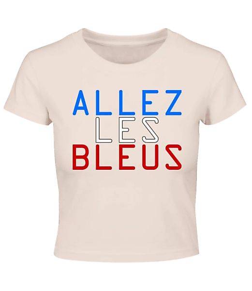 Allez Les Bleus · Crop T-Shirt günstig online kaufen