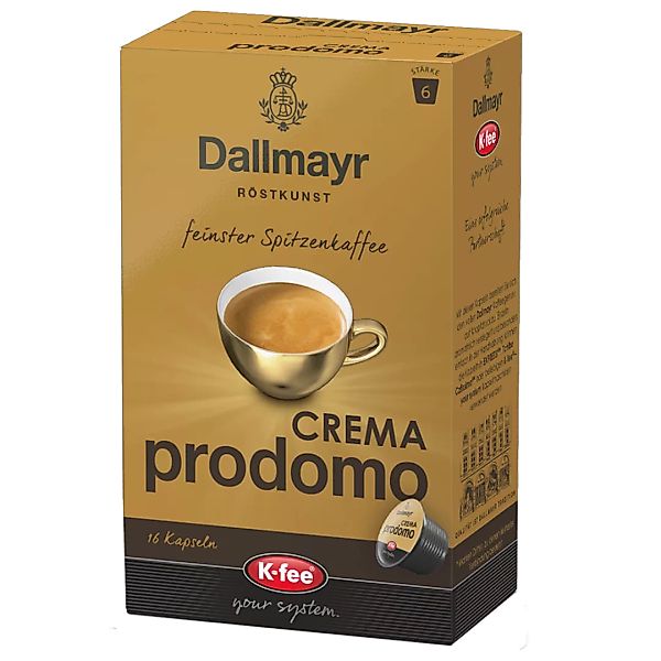 Dallmayr CREMA prodomo Kaffeekapseln, 16 Stück, für EXPRESSI®*, Tchibo Cafi günstig online kaufen