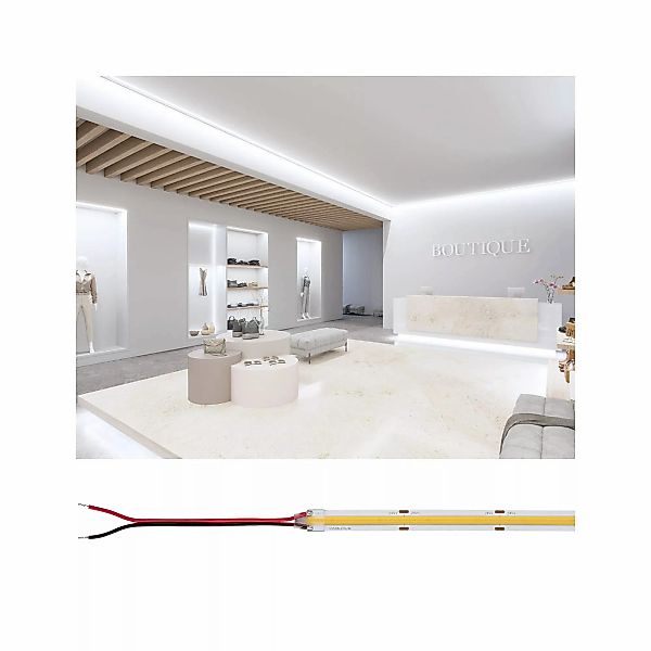 Paulmann "Pro Strip LED Strip Silver P150 COB 840 5m 65W 1400lm/m 528 LEDs/ günstig online kaufen