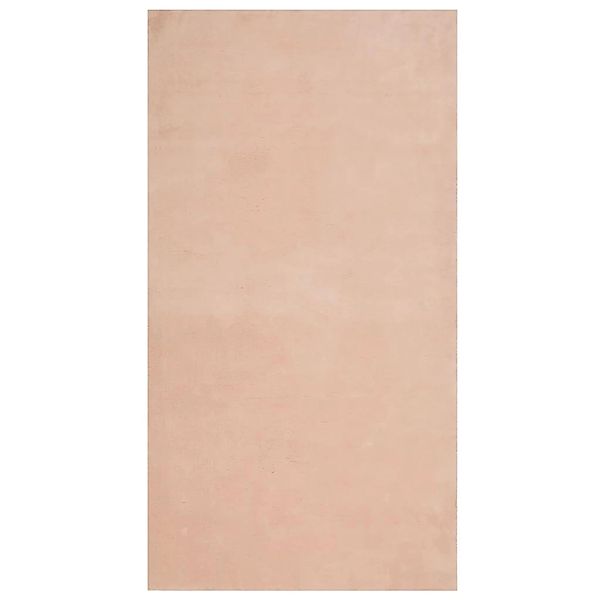 vidaXL Teppich Huarte Kurzflor Weich Und Waschbar Blassrosa 80x150 Cm 19339 günstig online kaufen