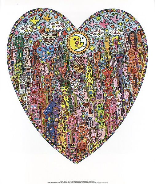 BillerAntik Kunstdruck Heart times in the günstig online kaufen