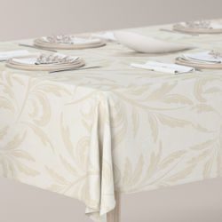 Rechteckige Tischdecke, grau-beige, Secret Garden (144-87) günstig online kaufen