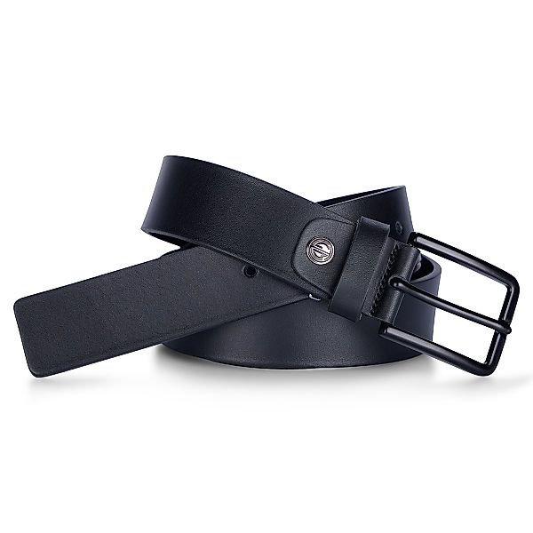 Lindenmann Gürtel aus Leder, Überlänge Farbe schwarz Größe: 125 günstig online kaufen