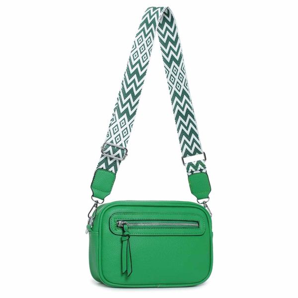 ITALYSHOP24 Schultertasche Damen Umhängetasche CrossBody Brusttasche günstig online kaufen