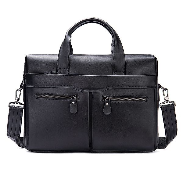 YUBRO-STUDIO Aktentasche Echtes Leder Herren Laptop günstig online kaufen