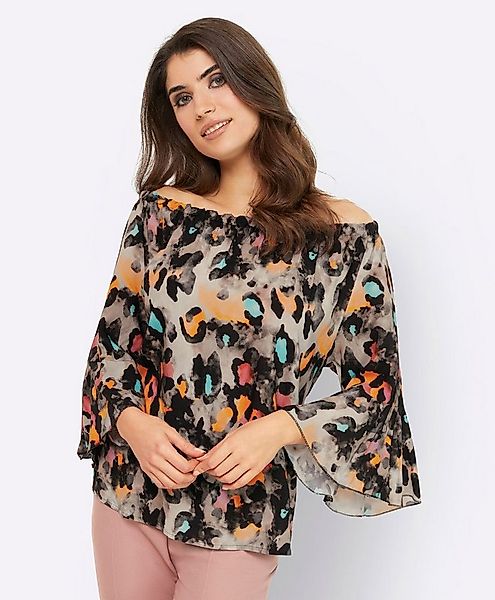 heine Klassische Bluse Carmenbluse . günstig online kaufen