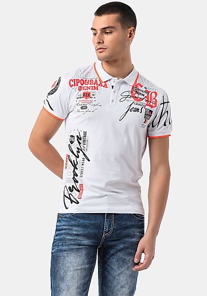 Cipo & Baxx Poloshirt mit markantem günstig online kaufen
