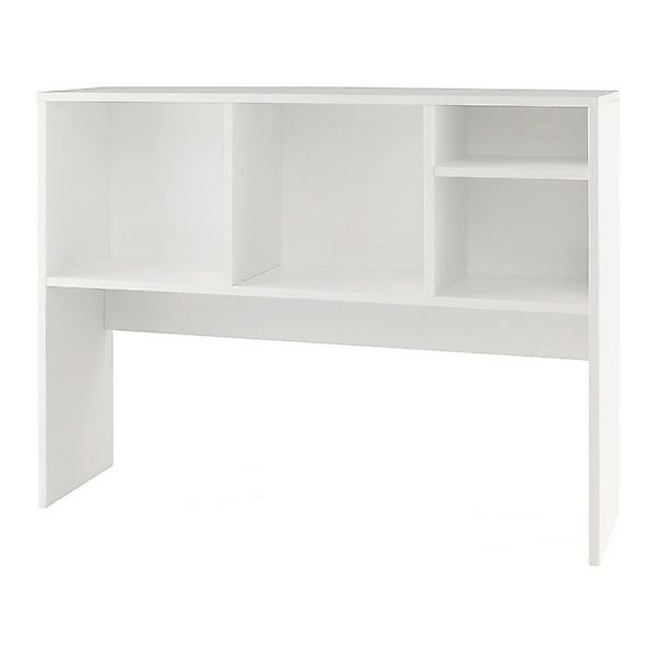 COSTWAY Bücherregal, Aufsatzregal mit 4 Fächern, bis 65 kg, 94x25x73cm günstig online kaufen