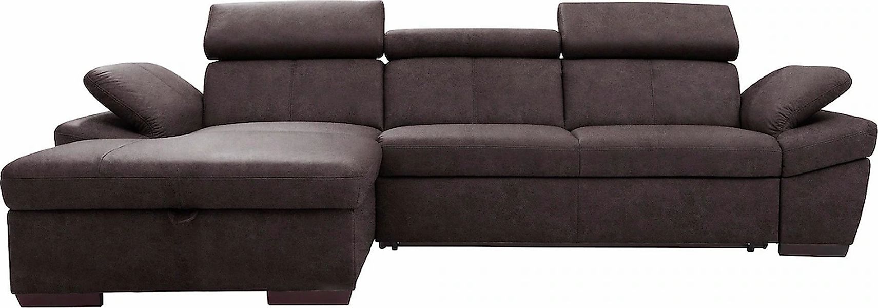 exxpo - sofa fashion Ecksofa "Salerno, Funktionssofa, Breite 280cm, hoher S günstig online kaufen