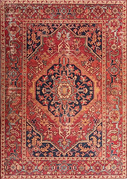 Gino Falcone Teppich »Cecilia 28623«, rechteckig, 3 mm Höhe, Flachgewebe, b günstig online kaufen