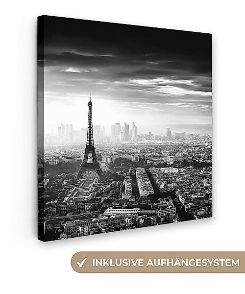 OneMillionCanvasses® Leinwandbild Paris - Skyline - Eiffelturm - Stadt - Wo günstig online kaufen