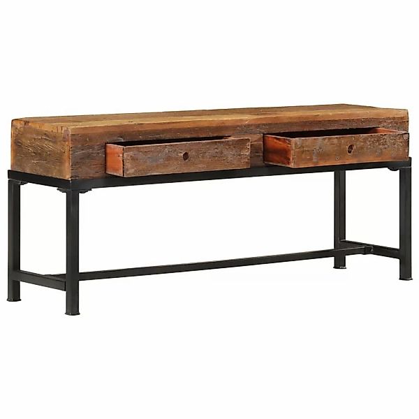 VidaXL TV-Schrank 110x30x46 cm Altholz Massiv günstig online kaufen