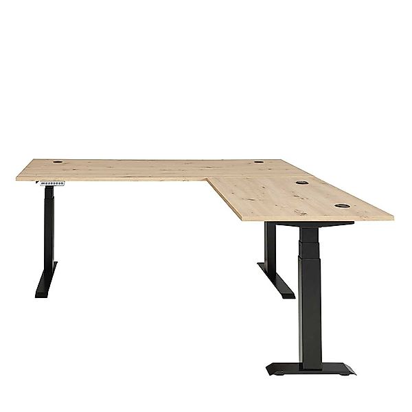 Eck Computertisch höhenverstellbar 185 cm breit und 177 cm tief günstig online kaufen