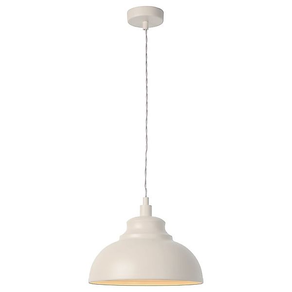 Cremefarbige Pendelleuchte Isla, E14 günstig online kaufen