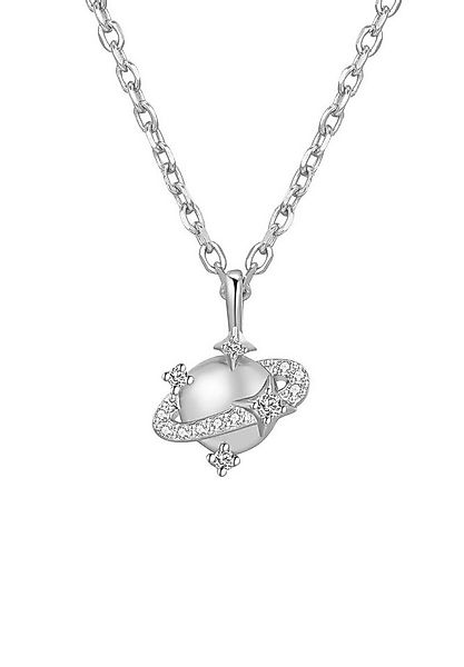 Hey Happiness Kette mit Anhänger Planet, mit Zirkonia, Astro Damen Halskett günstig online kaufen