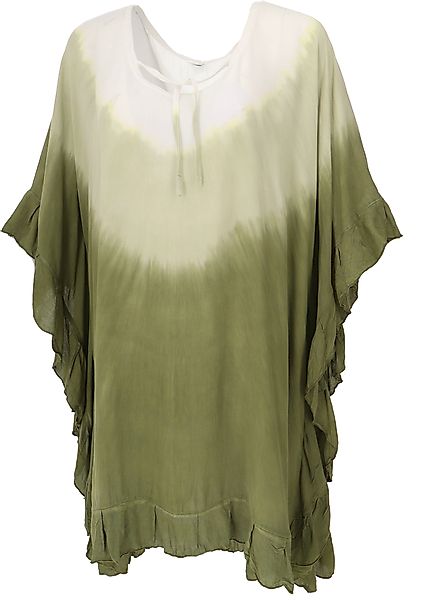 Guru-Shop Longbluse Batiktunika, Kaftan, Strandtunika, gestreift günstig online kaufen