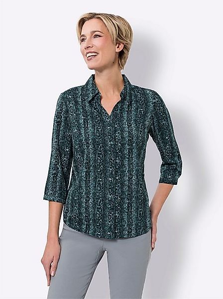 Sieh an! Klassische Bluse Druckbluse günstig online kaufen