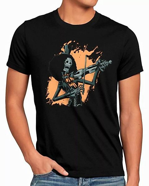 style3 T-Shirt Herren T-Shirt Night Brook japan anime luffy manga one piece günstig online kaufen