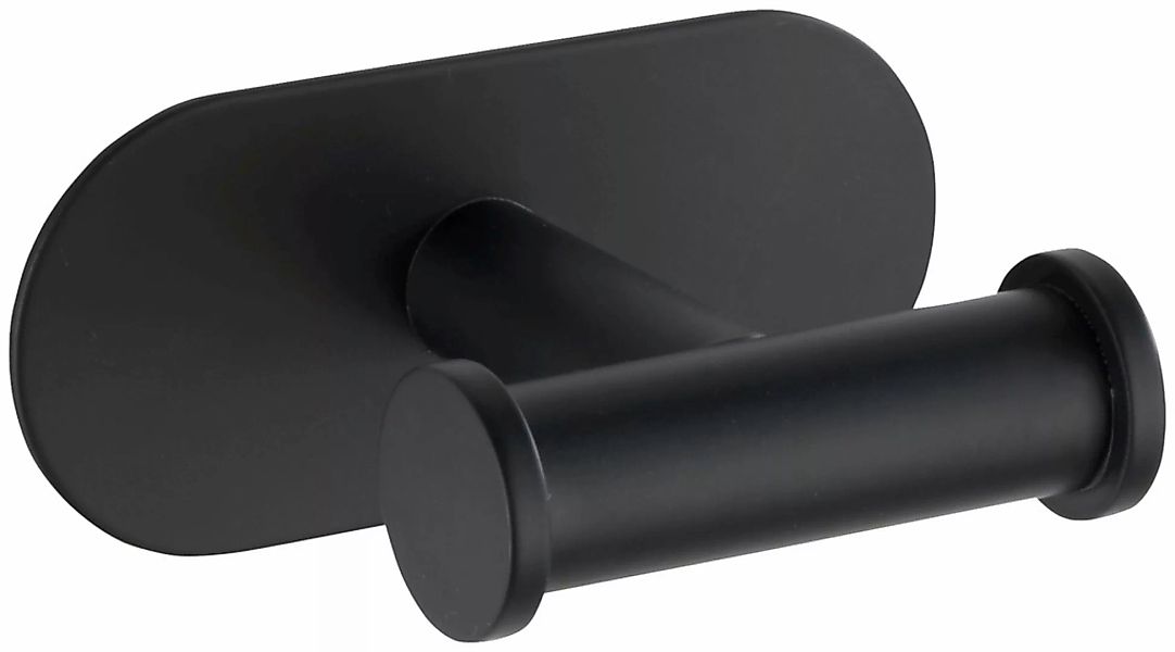 Wenko Turbo-Loc Edelstahl Wandhaken Duo Orea Black 10 x 4.5 x 6.5 cm günstig online kaufen