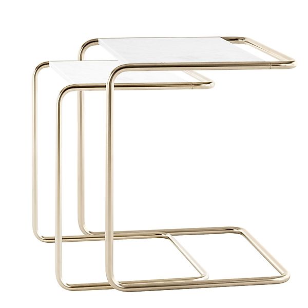 JS. THONET Beistell- und Satztisch SET B 97 NORDIC 01 | Marmor Tischplatte günstig online kaufen