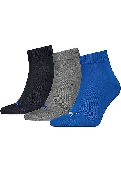 PUMA Kurzsocken (3-Paar) Atmungsaktiv, Rippenbündchen, weiche Baumwollmisch günstig online kaufen