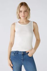 Oui Trägertop FILIZ Top elastische Viskoserippe günstig online kaufen
