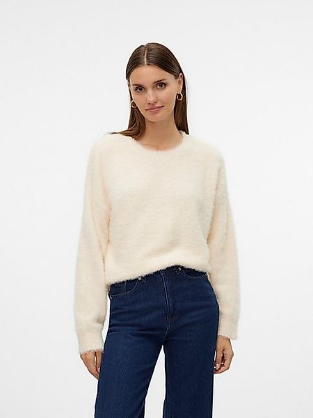 Vero Moda Rundhalspullover VMALINA LS O-NECK BOXY PULLOVER BOO günstig online kaufen