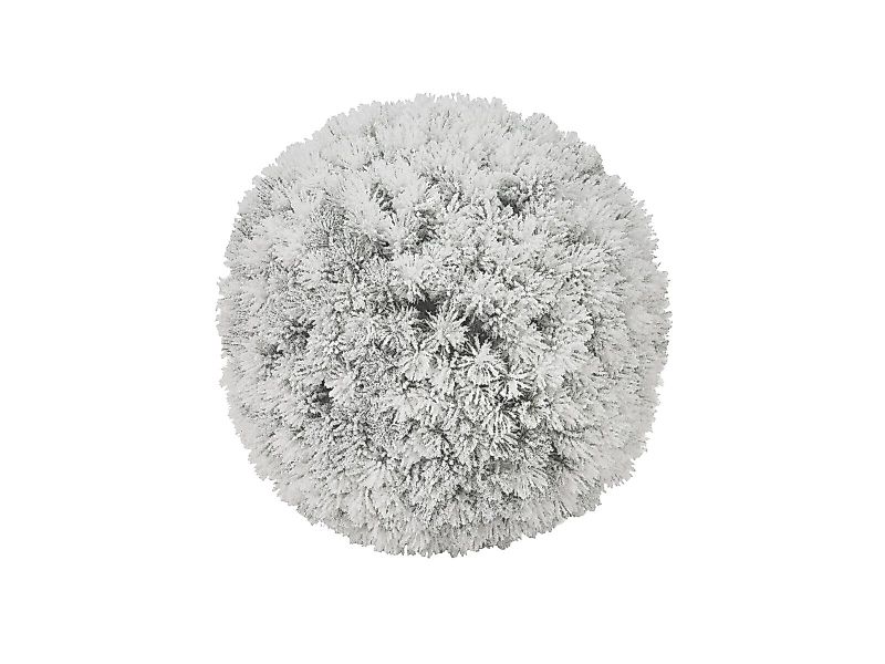 Kunstpflanze EUROPALMS Pinienkugel, beflockt, 30cm, EUROPALMS, günstig online kaufen