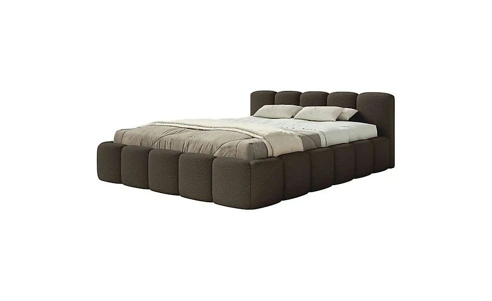 Selsey Polsterbett mit Bettkasten Cloudy Low ¦ braun ¦ Maße (cm): B: 160 H: günstig online kaufen