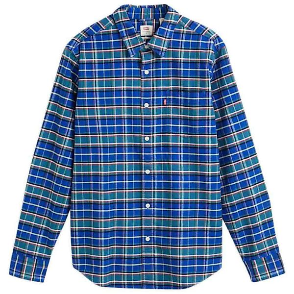 Levi´s ® Sunset 1 Standard Langarmhemd Mit Tasche M Mazaska Surf Blue günstig online kaufen