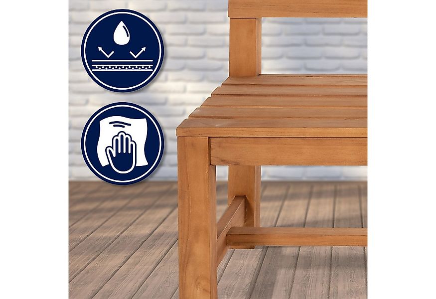 TPFGarden Gartenbank Montaro (Massives Teakholz – wetterfest und langlebig, günstig online kaufen