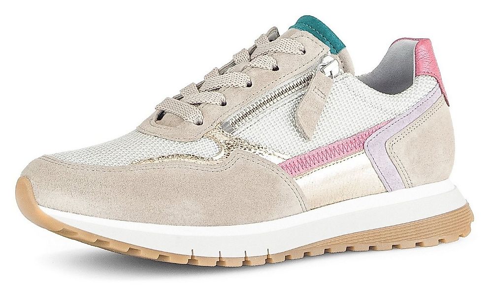 Gabor TURIN Sneaker in Komfortweite H = sehr weit, Freizeitschuh, Halbschuh günstig online kaufen