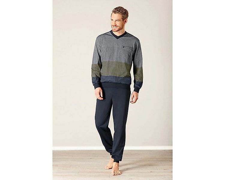 Hajo Pyjama Hajo, Schlafanzug Klima-Komfort 53650 günstig online kaufen
