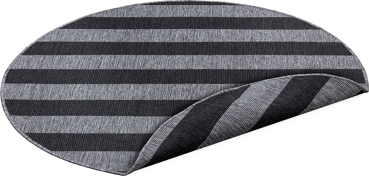 my home Teppich »Alan Wendeteppich«, rund, 5 mm Höhe, Beidseitig nutzbar, S günstig online kaufen