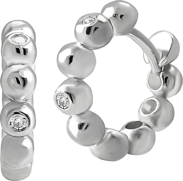 SilberDream Paar Creolen SilberDream Creole Balls Zirkonia 925 (Creolen), D günstig online kaufen