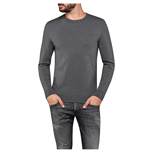 Replay Uk2671 Mesh Pullover S Grey Melange günstig online kaufen