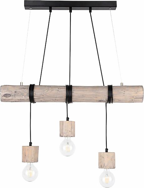 SPOT Light Pendelleuchte »TRABO PINO«, 3 flammig, Leuchtmittel E27   Leucht günstig online kaufen