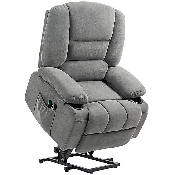 HOMCOM Relaxsessel mit Aufstehhilfe, Liegefunktion, Wärmefunktionen, günstig online kaufen