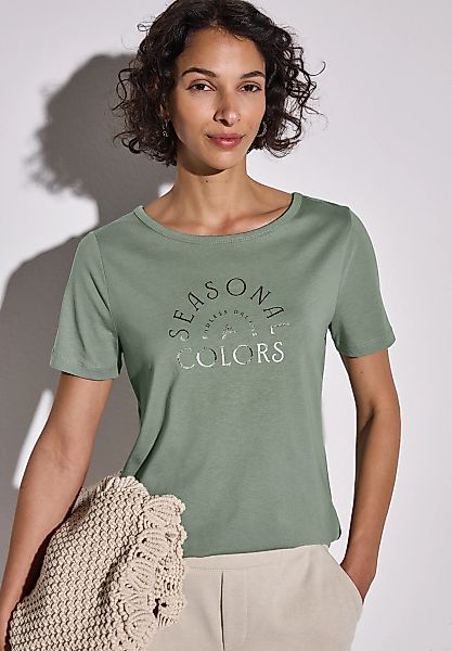 STREET ONE T-Shirt, mit Schriftzug günstig online kaufen