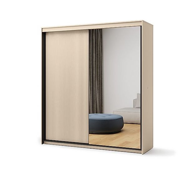 yourhouse24 Kleiderschrank TREND TS-01 Schiebeschrank 2d mit Beleuchtung - günstig online kaufen