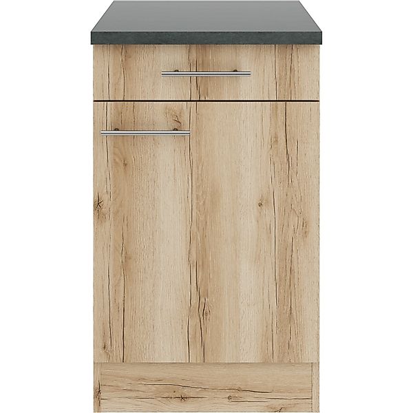 OPTIFIT Livorno290 Küchen-Unterschrank 50 cm Wildeiche Nachbildung günstig online kaufen