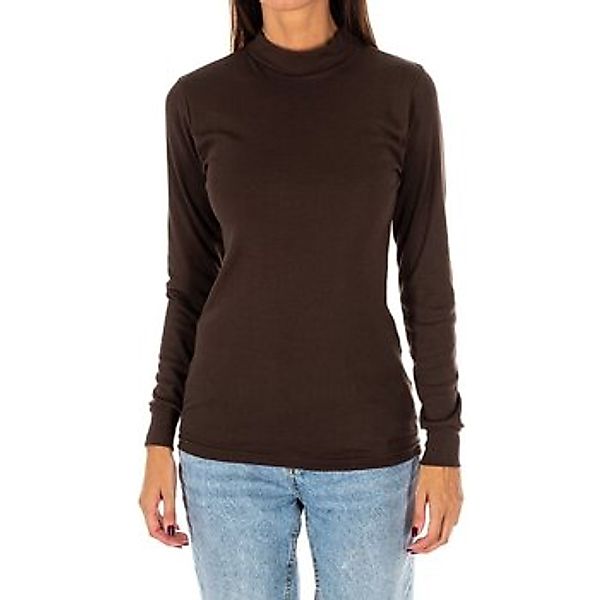 Kisses And Love  Langarmshirt 1625-M-CHOCOLATE günstig online kaufen