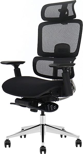 LMG Germany Bürostuhl, Ausklappbare Fußstütze, Doppel-Waist-System, günstig online kaufen