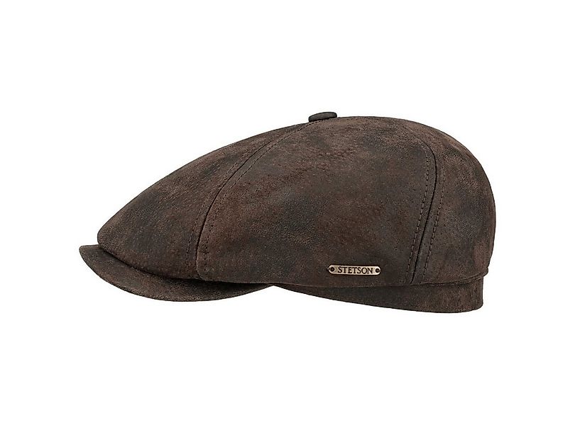 Stetson Flat Cap (1-St) Ledercap mit Schirm günstig online kaufen