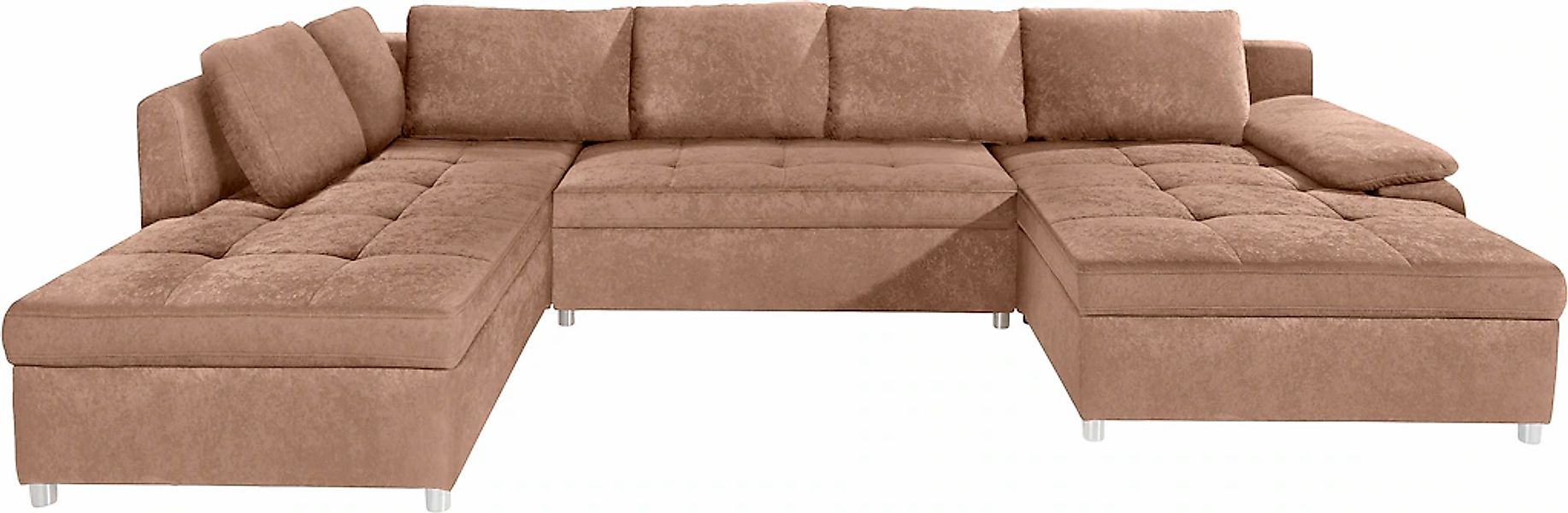 sit&more Wohnlandschaft "Labene U-Form" wahlweise mit Bettfunktion und Bett günstig online kaufen