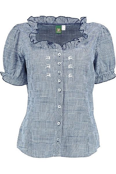 Orbis Textil GmbH & Co. KG Trachtenbluse Trachtenbluse - DARLINA - jeans, m günstig online kaufen